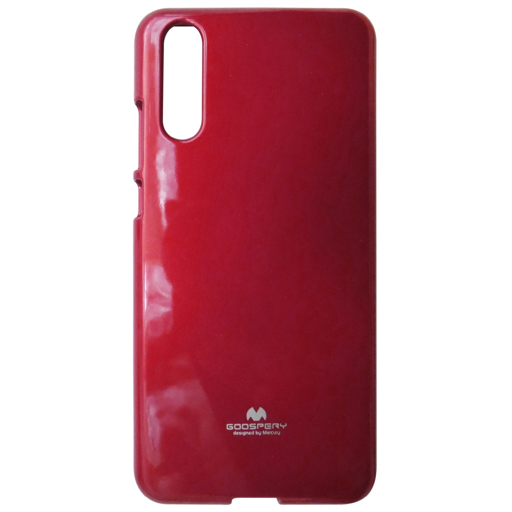 Husa silicon TPU Mercury Goospery Jelly rosu sidefat pentru Huawei P20