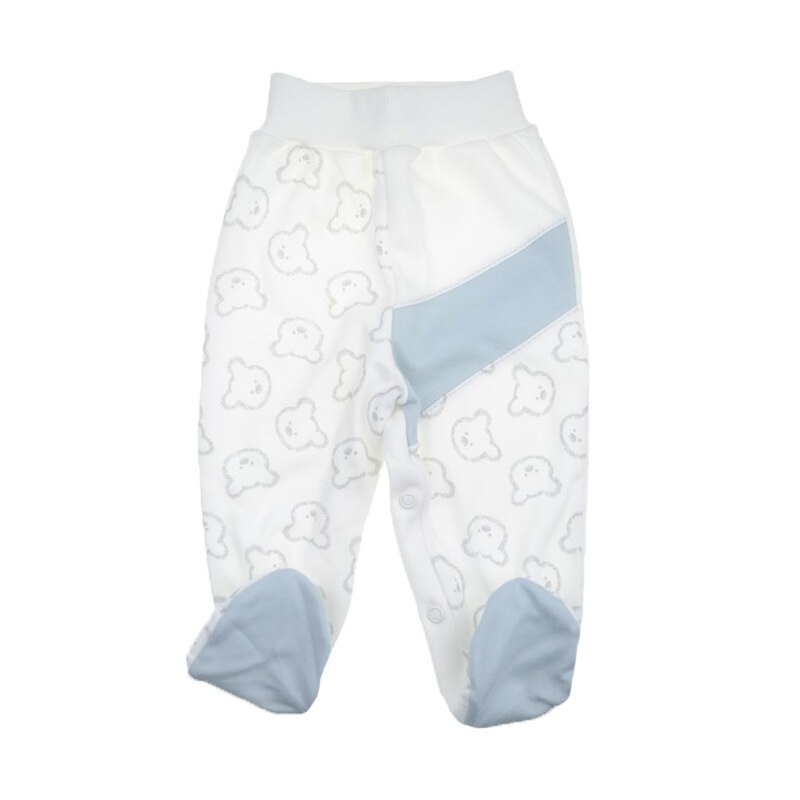 Pantaloni cu botosei pentru baieti Koala Misiaki 04-727, Crem, 68 cm