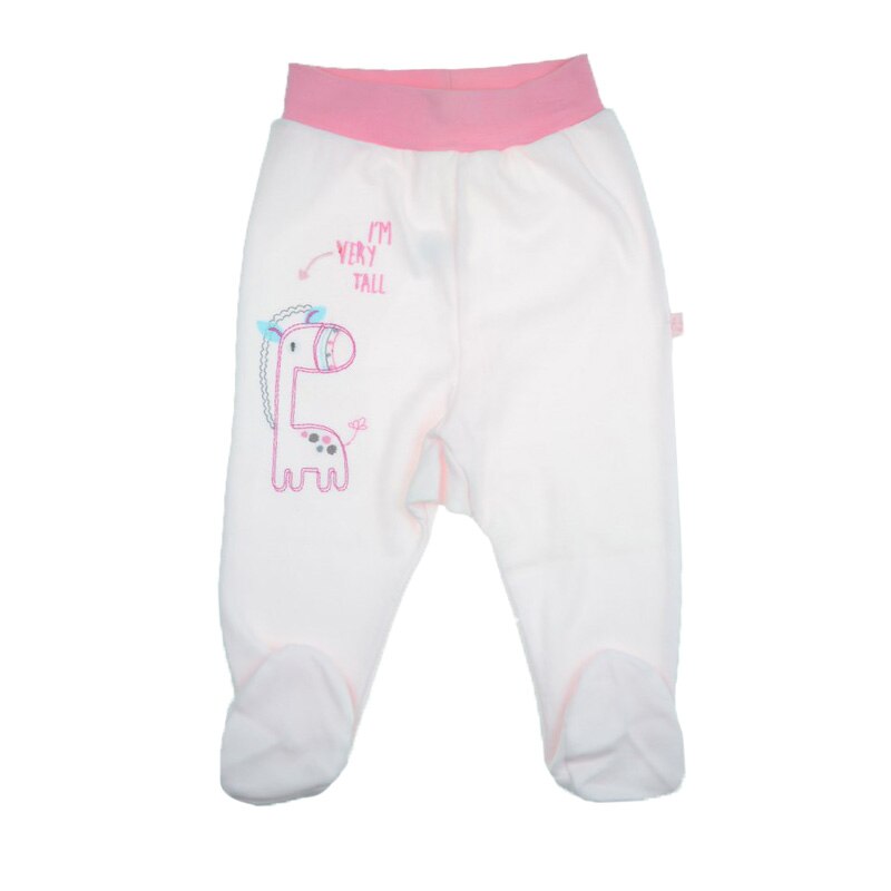 Pantaloni cu botosei pentru fete Koala Zoo 2400R, Roz, 80 cm