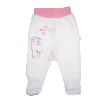 Pantaloni cu botosei pentru fete Koala Zoo 2400R, Roz, 80 cm Pantaloni cu botosei pentru fete Koala Zoo 2400R, Roz, 80 cm