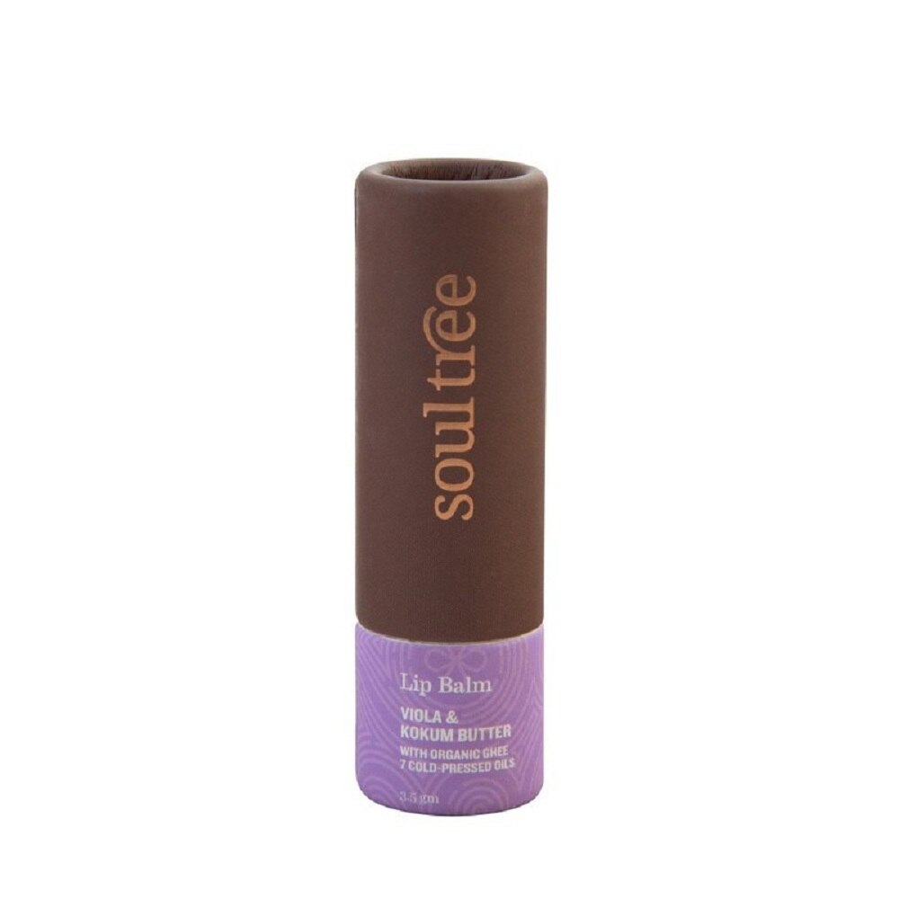Balsam de buze cu violete si unt de kokum 3,5g Soultree