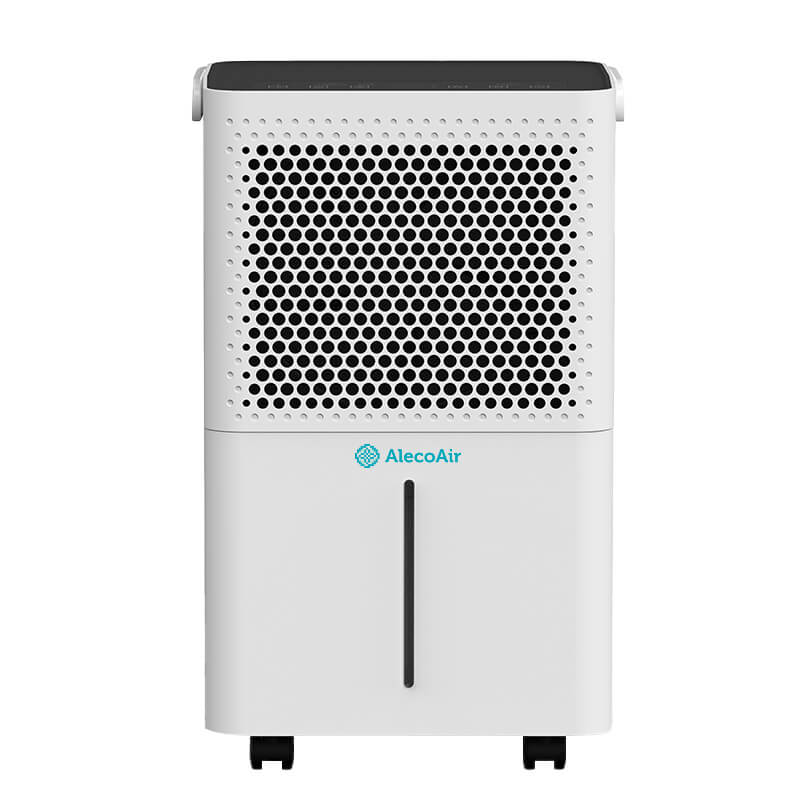 Dezumidificator AlecoAir D8 Junior, 8 litri/zi, debit aer 80 mc/h, functie uscare rufe, display digital, higrostat, timer, auto-restart