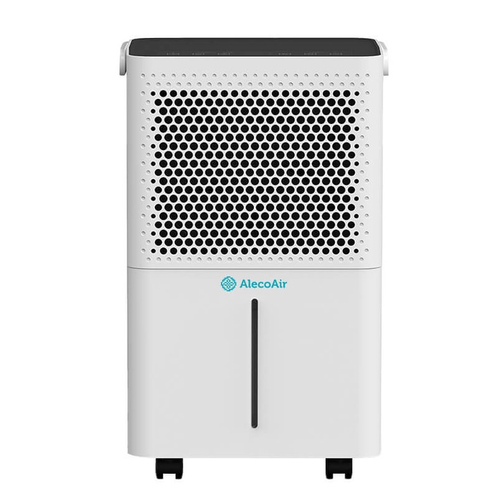 AlecoAir D8 Junior Páramentesítő, 8 liter/nap, légáramlás 80 mc/h, ruhaszárító funkció, digitális kijelző, higrosztát, időzítő, automatikus újraindítás