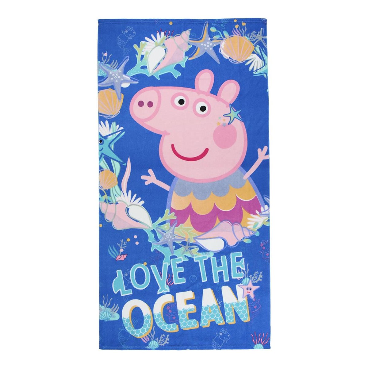 Prosop Peppa Pig Love The Ocean , 70x140cm, Multicolor