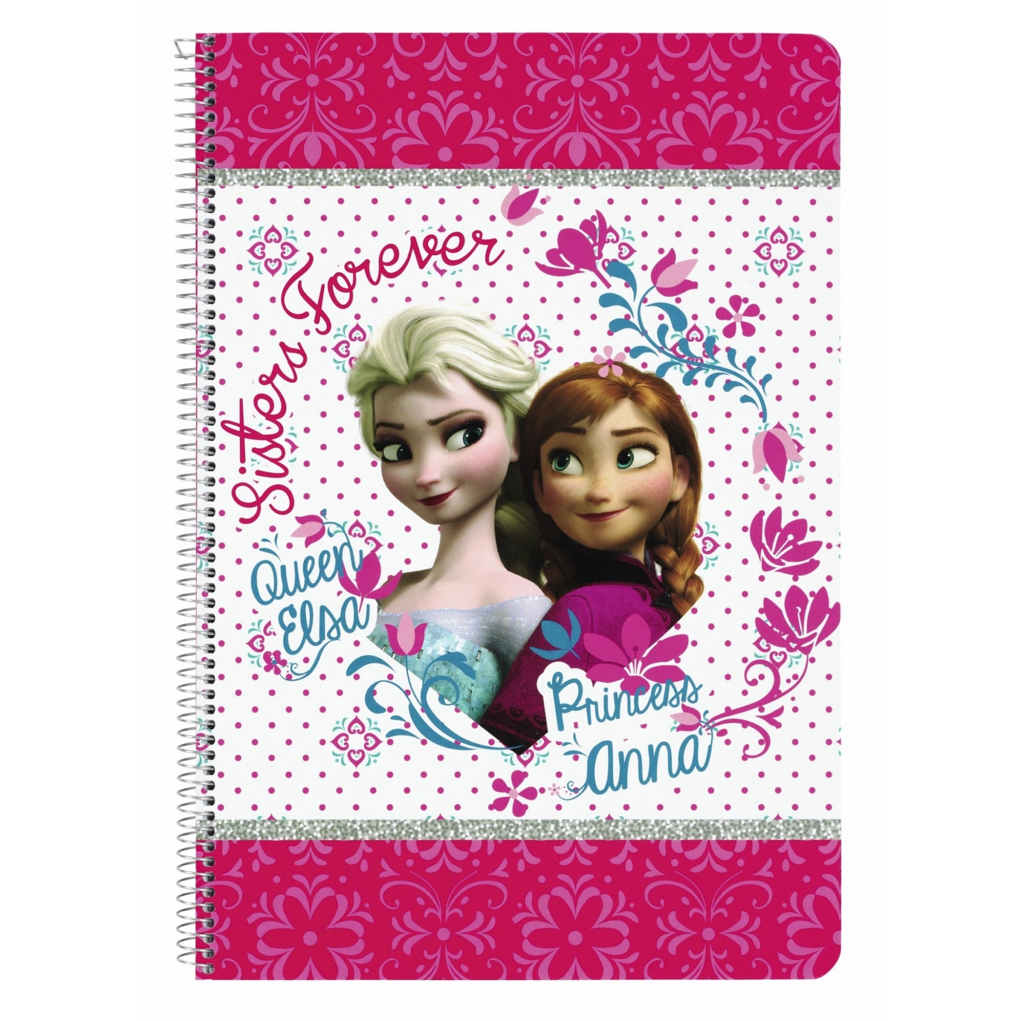 Caiet cu spira A4 matematica colectia Frozen II Disney