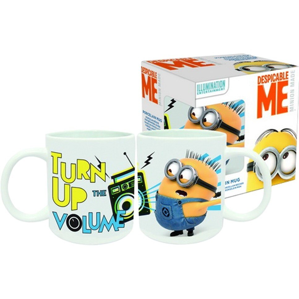Cana ceramica MINIONS Turn up the volume
