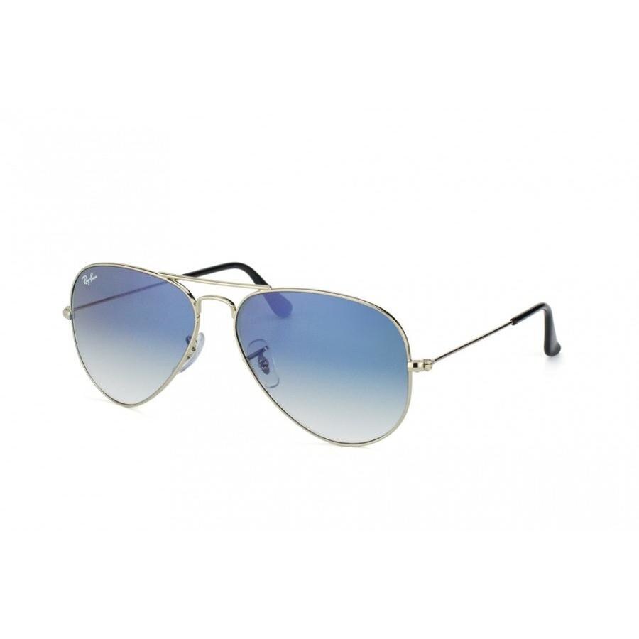 Ochelari de soare unisex Aviator Large Metal Ray-Ban, RB3025 003 - 3F, 58mm, Argintiu 62mm