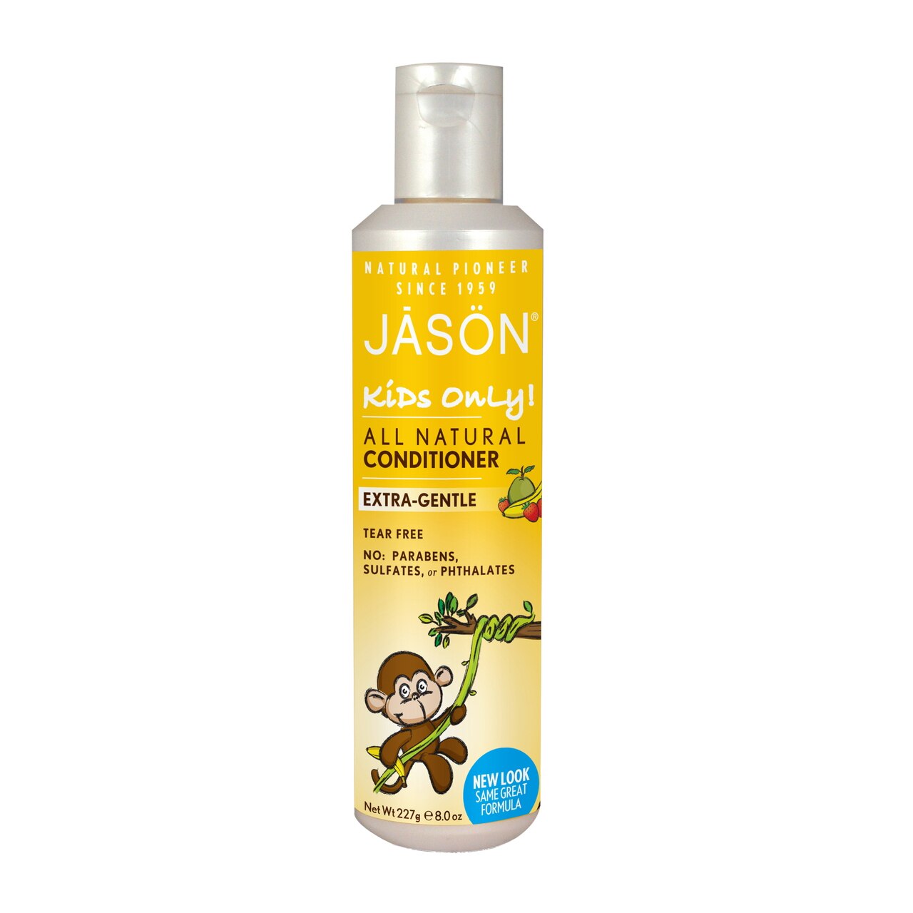 Balsam eco pentru copii eco Jason, banane si capsuni, 227 g