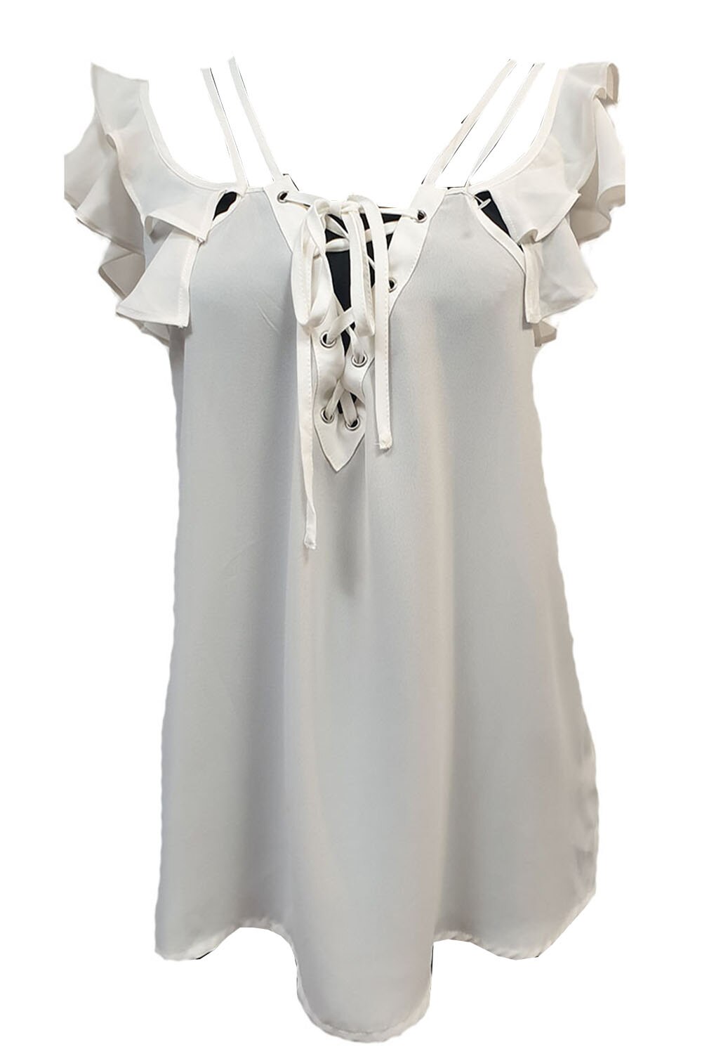 Bluza dama Tally Weijl,culoare alb ,marime L