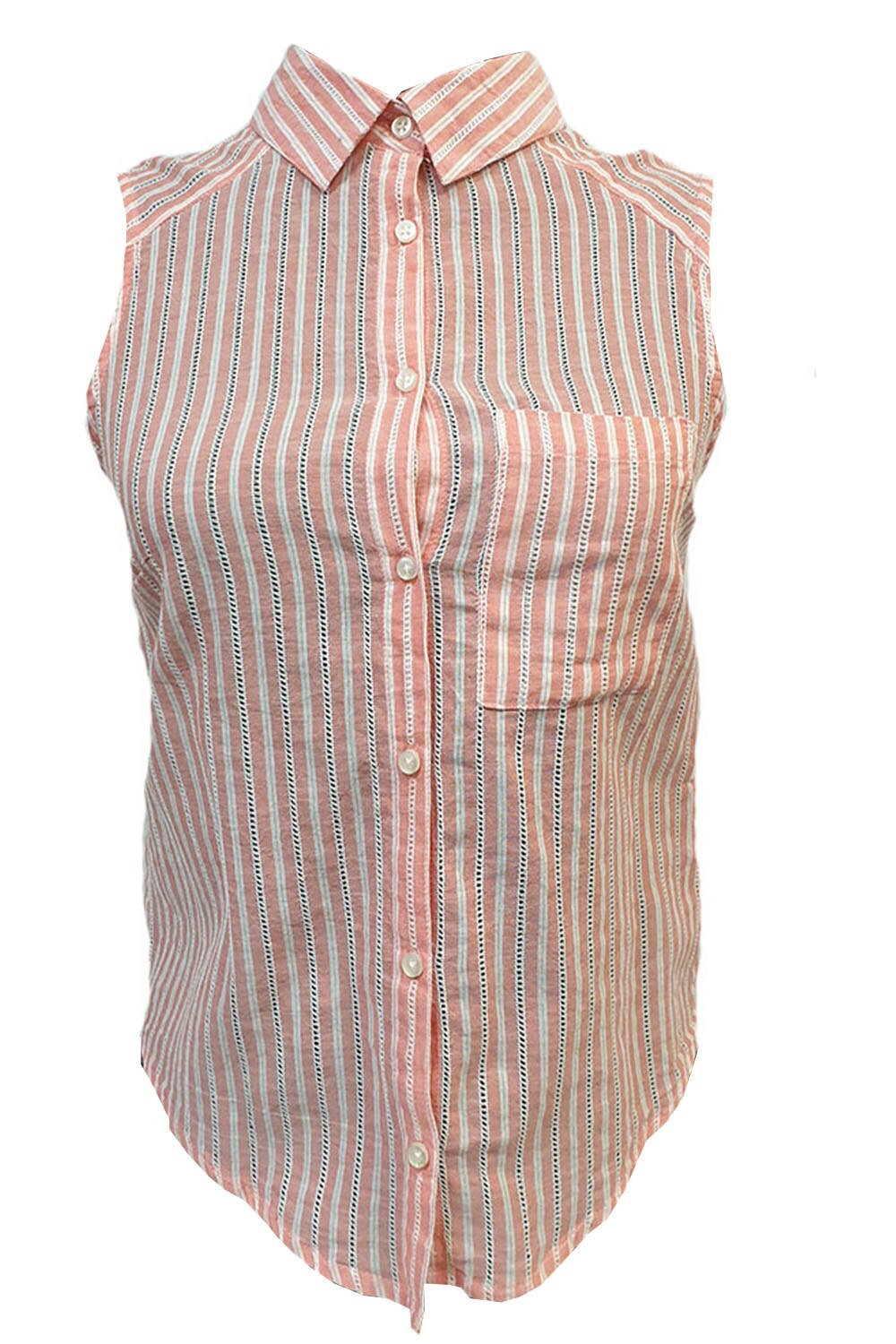 Bluza dama Tally Weijl,culoare roz si alb cu dungi ,marime XS