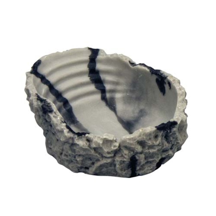 Hobby Itatótál L 500ml márványozott hüllőknek 24x17x4cm