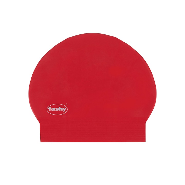 Casca de inot sport, Fashy GmbH, Latex, One Size, Rosu