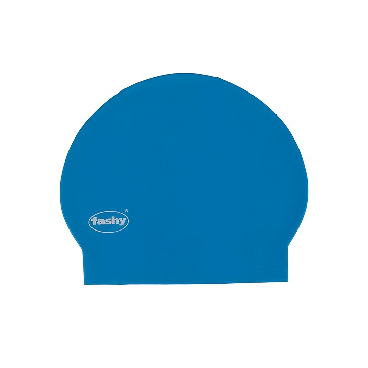 Casca de inot sport pentru adulti, Fashy, Latex, Albastru