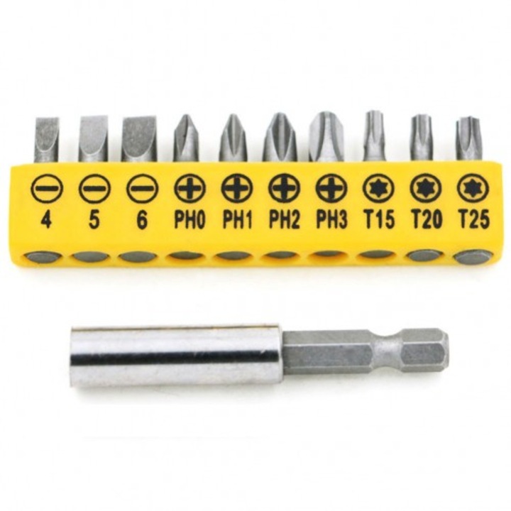 10db-os csavarhúzó bitfej