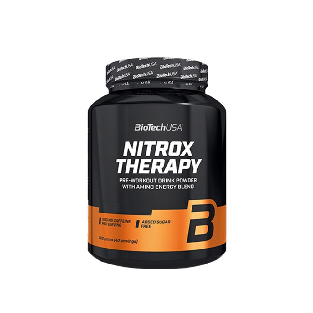 Pudra energizanta Biotech Usa Nitrox Therapy Fructe Tropicale 0.680 Kg