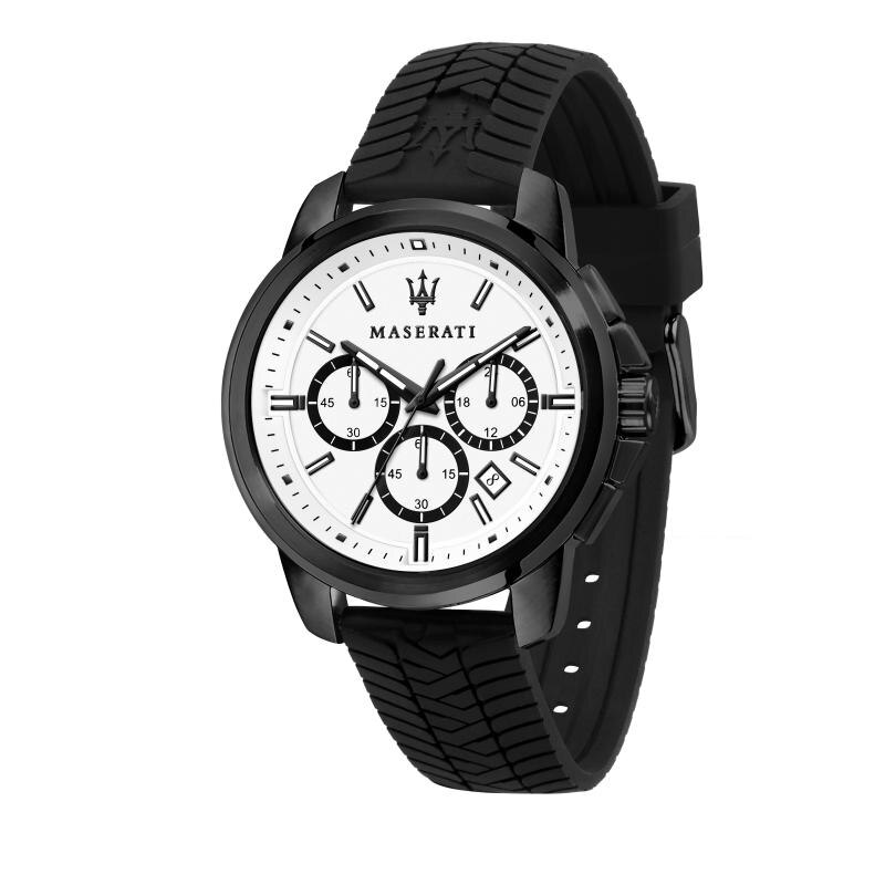 Ceas Maserati R8871621010, Successo, carcasa 45mm, cronograf, negru
