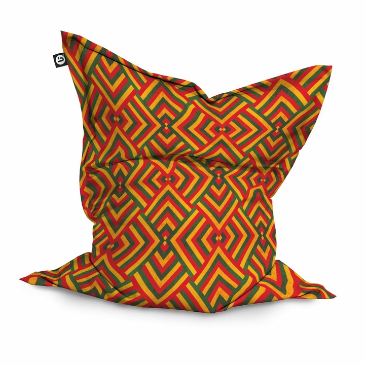 Fotoliu Updeco Puf Bean Bag tip Perna, impermeabil, indoor/outdoor, sac interior, 115 x 150 x 25 cm, zion