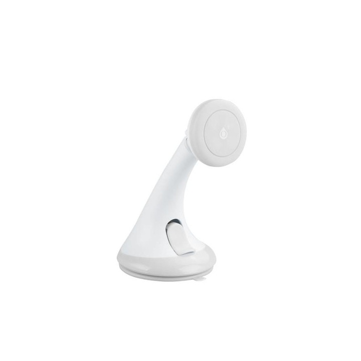 Suport auto magnetic, magnetic puternic, usor de montat, rotatie 360 de grade,alb,doty