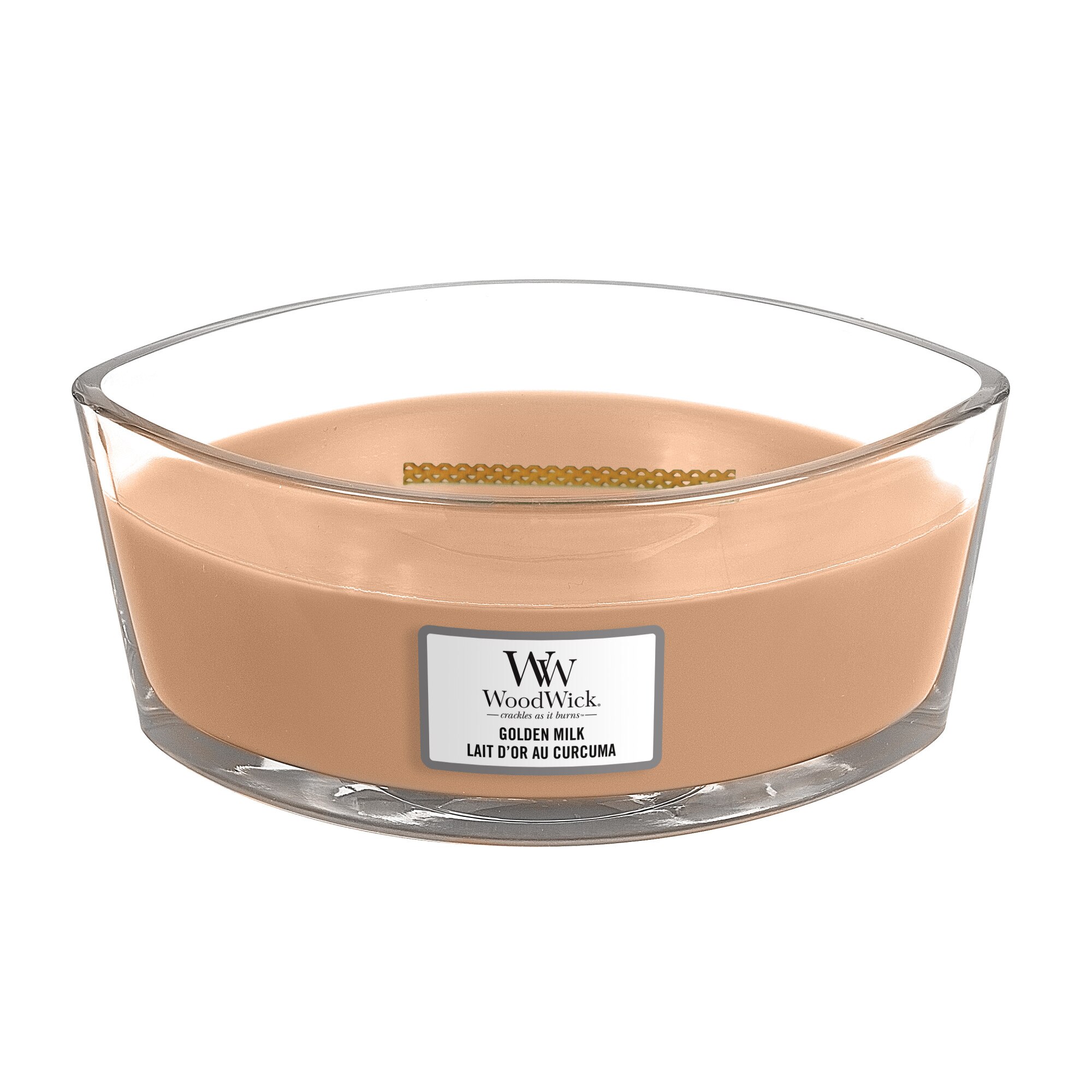 Lumanare Parfumata Ellipse Golden Milk, WoodWick®