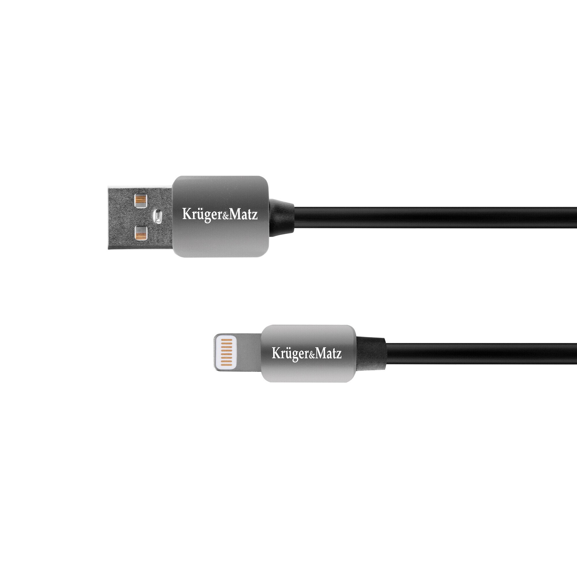 Cablu de date/incarcare Kruger&Matz, USB - Lightning, 1 m