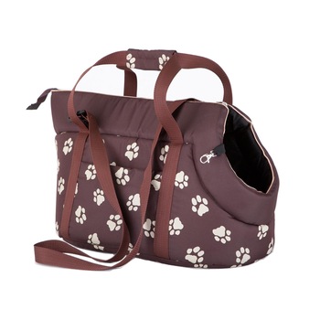 Geanta de transport, maro in labe, Hobbydog, 30x50x32 cm Geanta de transport, maro in labe, Hobbydog, 30x50x32 cm