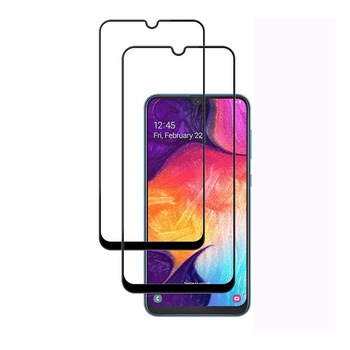 Set 2 folii protectie sticla securizata fullsize pentru Samsung Galaxy M31 SM-M315, negru Set 2 folii protectie sticla securizata fullsize pentru Samsung Galaxy M31 SM-M315, negru