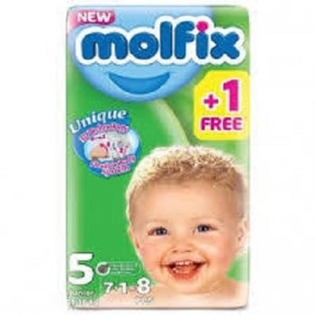 Scutece copii Molfix Nr 5 11-18kg 8buc/pachet Scutece copii Molfix Nr 5 11-18kg 8buc/pachet