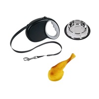 set lesa mecanica cu bol metalic si jucarie tip pulpa de pui neagra 7m imagen 2_0_
0