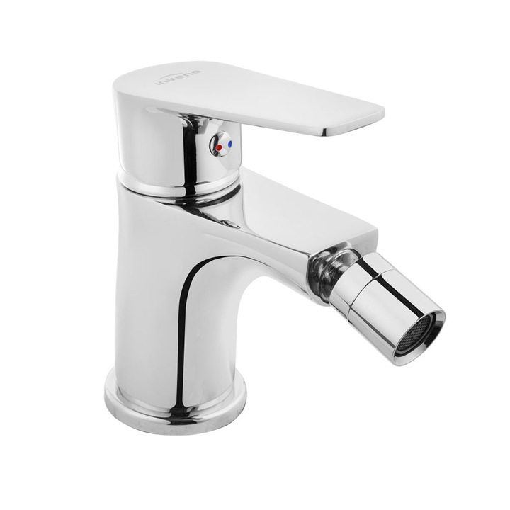 Baterie Invena Dokos, pentru bideu, crom