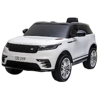 masinuta electrica premier range rover velar 12v roti cauciuc eva scaun piele ecologica alb imagen 52_0_
0