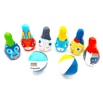 Set bowling pentru bebelusi - Krista® Set bowling pentru bebelusi - Krista®