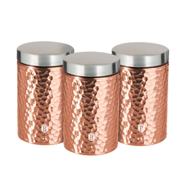 Кутии за съхранение на продукти BERLINGER HAUS, BH6715, RoseGold