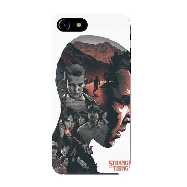 Husa din Silicon, Stranger Things Eleven pentru iPhone 7 Plus, Multicolor