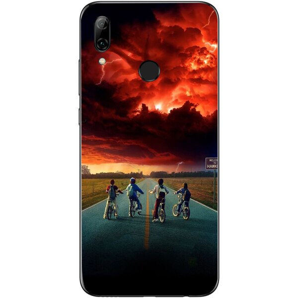 Husa din Silicon, Stranger Team pentru Huawei P Smart (2019), Multicolor