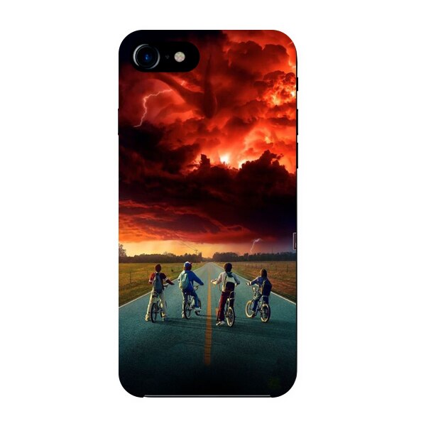 Husa din Silicon, Stranger Team pentru iPhone 7 Plus, Multicolor