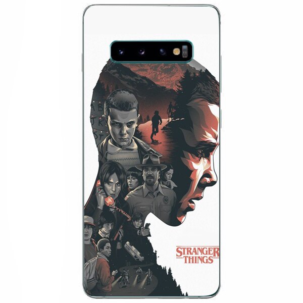 Husa din Silicon, Stranger Things Eleven pentru Samsung Galaxy S10 Plus, Multicolor