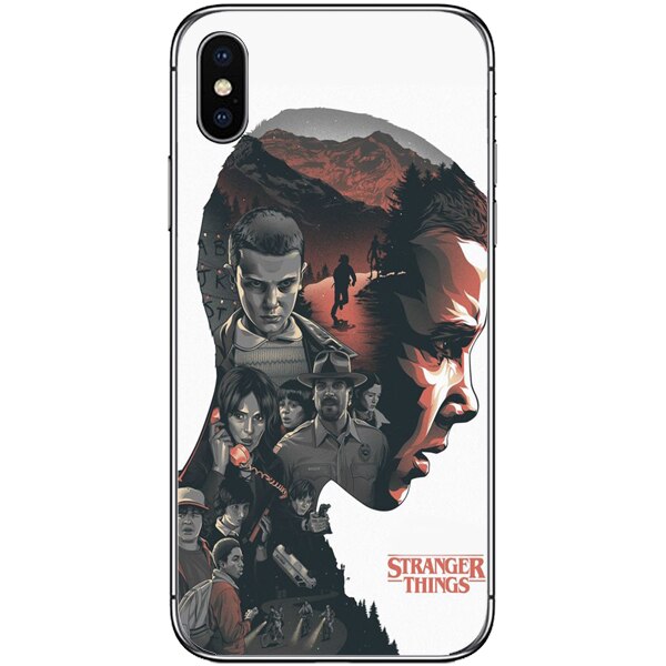 Husa din Silicon, Stranger Things Eleven pentru iPhone XS MAX, Multicolor