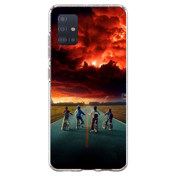 Husa din Silicon, Stranger Team pentru Samsung Galaxy A51, Multicolor