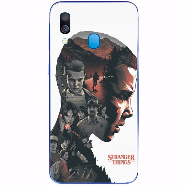 Husa din Silicon, Stranger Things Eleven pentru Samsung Galaxy A20E, Multicolor