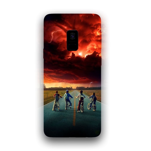 Husa din Silicon, Stranger Team pentru Samsung Galaxy S9, Multicolor