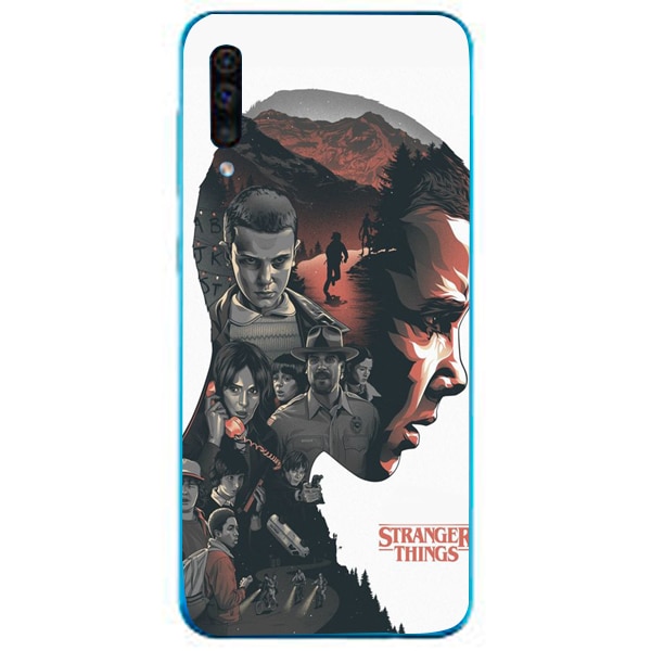 Husa din Silicon, Stranger Things Eleven pentru Samsung Galaxy A50, Multicolor
