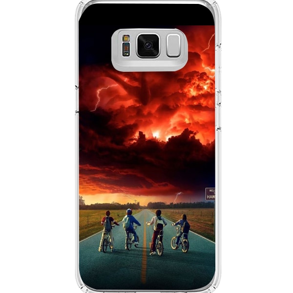 Husa din Silicon, Stranger Team pentru Samsung Galaxy S8, Multicolor