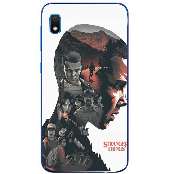 Husa din Silicon, Stranger Things Eleven pentru Samsung Galaxy A10, Multicolor