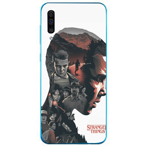 Husa din Silicon, Stranger Things Eleven pentru Samsung Galaxy A70, Multicolor
