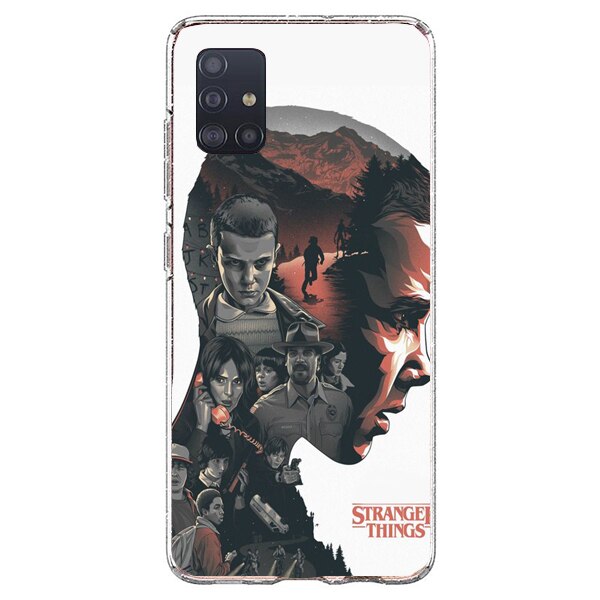 Husa din Silicon, Stranger Things Eleven pentru Samsung Galaxy A51, Multicolor
