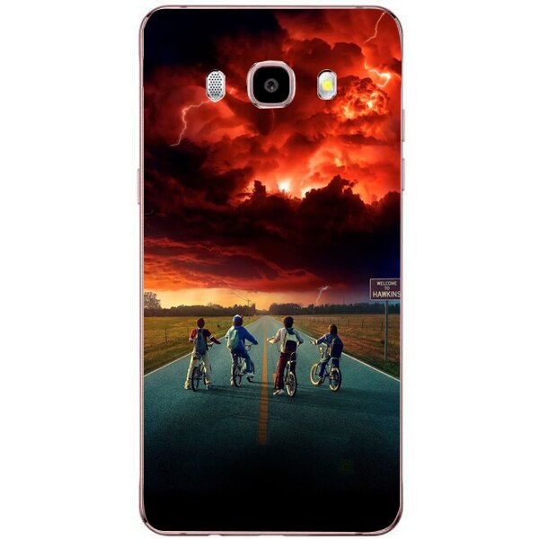Husa din Silicon, Stranger Team pentru Samsung Galaxy J5 (2016), Multicolor