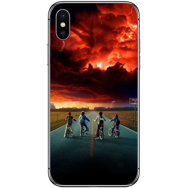 Husa din Silicon, Stranger Team pentru iPhone XS MAX, Multicolor
