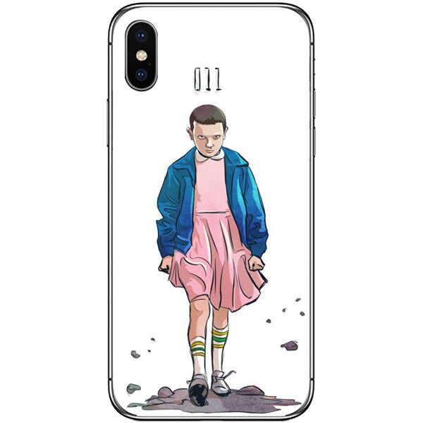 Husa din Silicon, Eleven pentru iPhone X, Multicolor