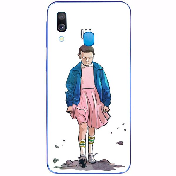 Husa din Silicon, Eleven pentru Samsung Galaxy A40, Multicolor