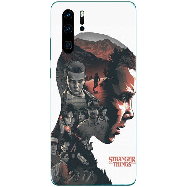 Husa din Silicon, Stranger Things Eleven pentru Huawei P30 PRO, Multicolor